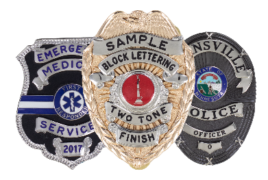 First Responder Custom Badges - Firefighter, EMS, Law Enforcement, Tactical