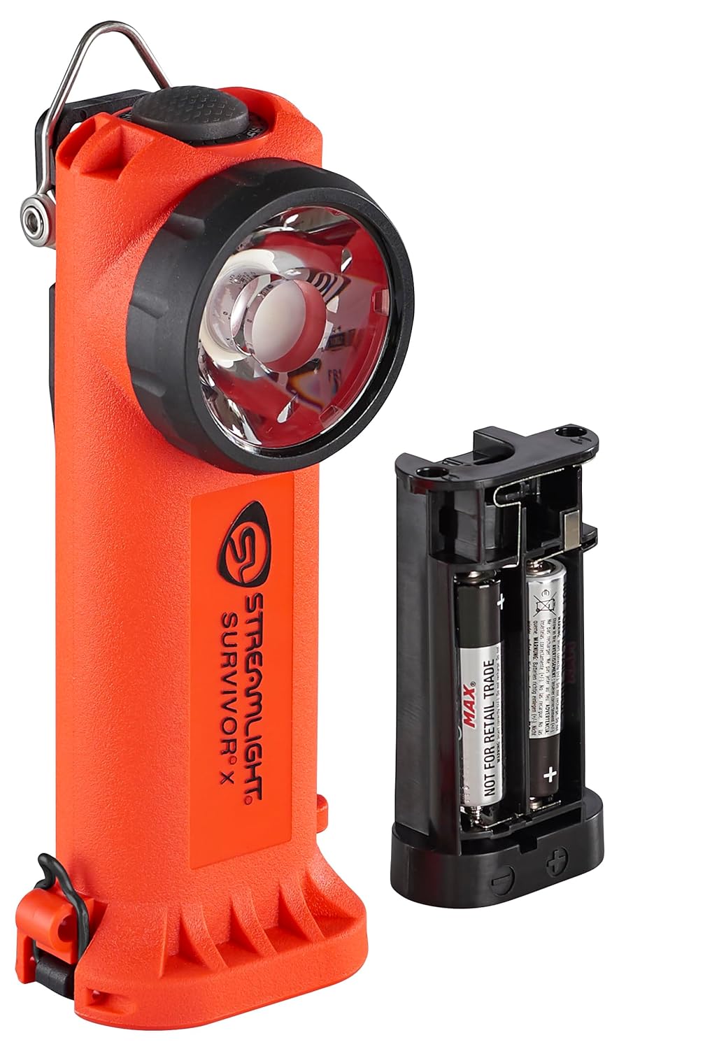 Streamlight Survivor X USB Right Angled Fire Flashlight Gear D-ring 250 Lumens