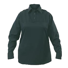 Undervest Women's Long Sleeve Button Shirt Uniform Comforts UV Protection Navy - Picture 1 of 1
